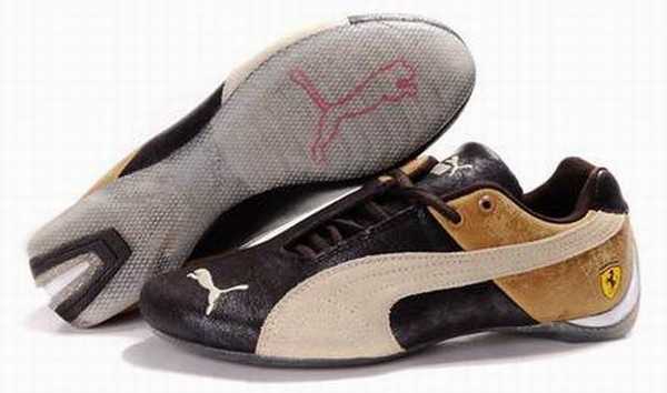 chaussure puma bmw femme beige